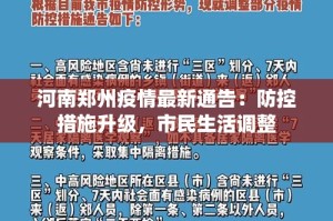 郑州疫情感染者信息，最新动态、防控措施与公众应对指南