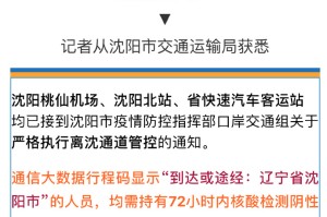 沈阳对北京来沈人员最新防疫要求解析，出行必看指南