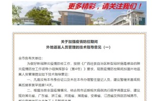 南宁最新疫情通知，防控措施与市民应对指南