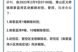 杭州疫情封城持续多久？全面解析封控措施与时间线