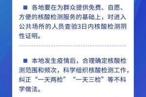 上海发布最新疫情防控通知，全面优化措施，科学精准应对