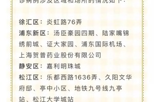 上海近期新增新冠肺炎病例，防控措施与市民应对指南