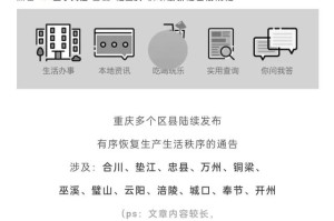 重庆何时解封？最新解封时间预测及防疫措施解析