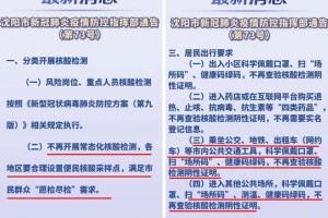 沈阳最新发布通告，全面解读市民关注的热点政策