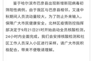 哈尔滨疫情最新动态，今日新增病例及防控措施全面解析