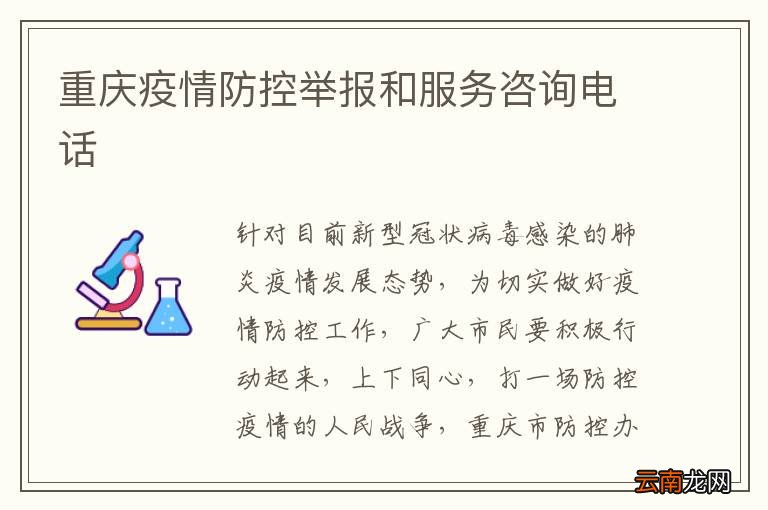 重庆市疫情防控指挥部电话号码及防疫服务指南