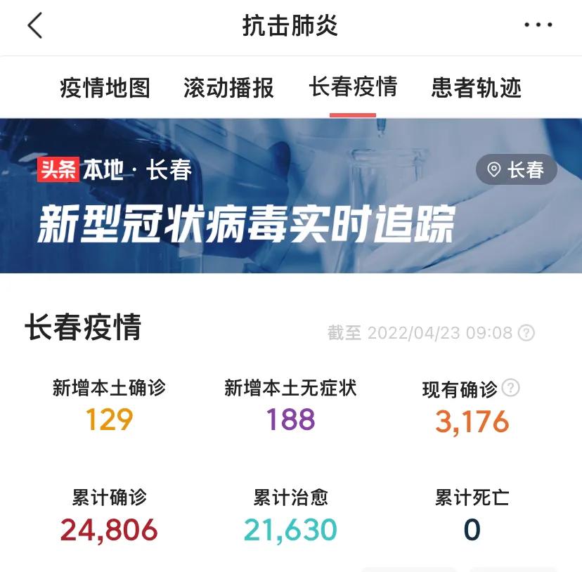 长春疫情最新动态，近期病例是否有所增加？
