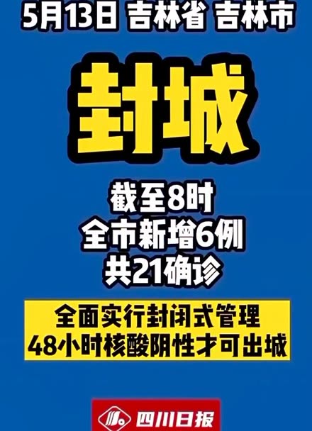 疫情最新，合肥封城了吗？吉林省防控措施如何？