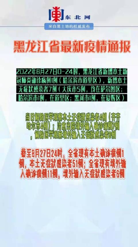 黑龙江省疫情最新动态，防控措施升级，多地加强管控