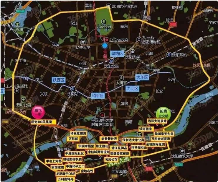 沈阳东顺城路属于哪个区？详细解析及周边地理信息
