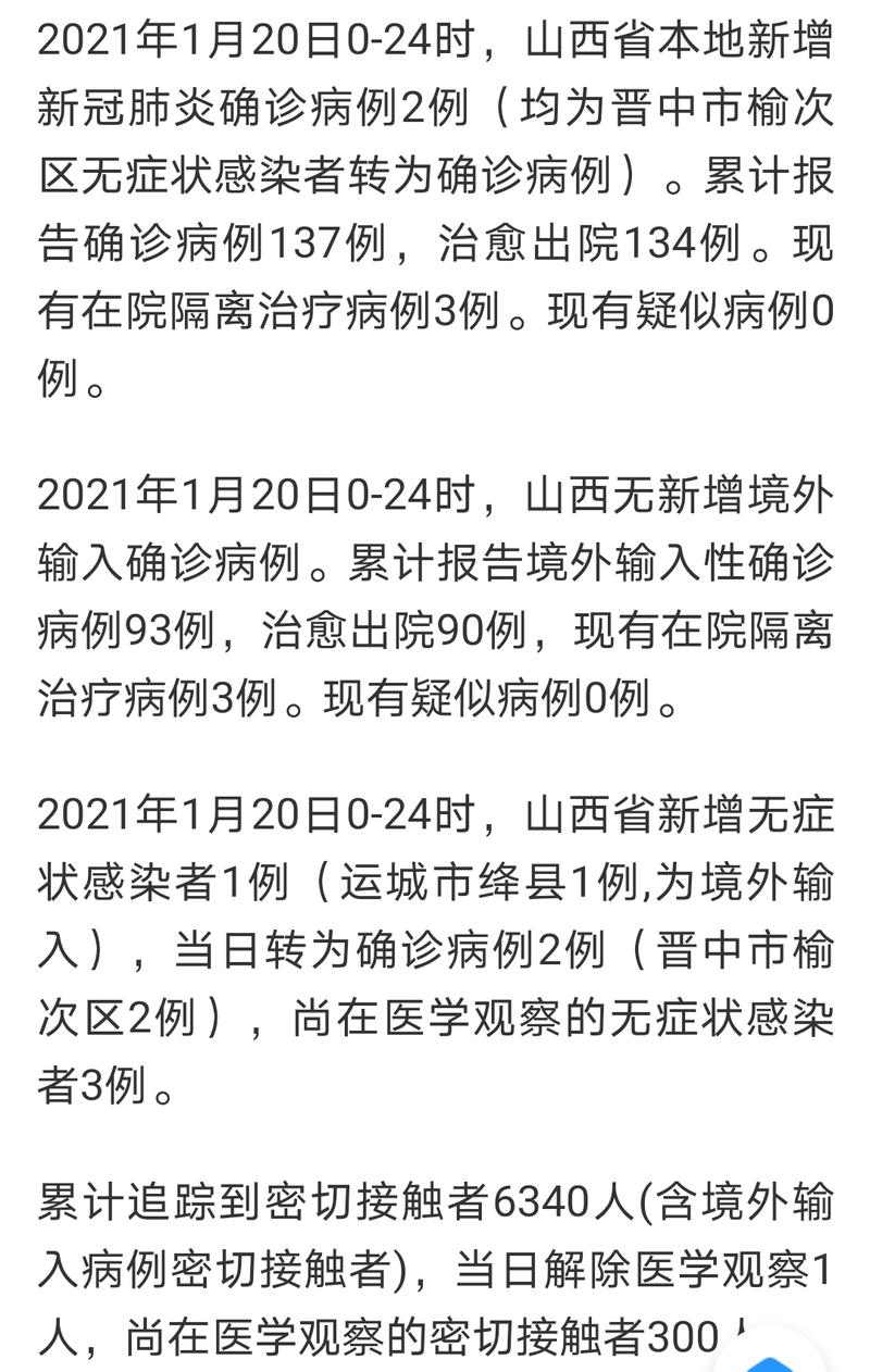 青海省与山西省最新疫情报告，防控措施与现状分析